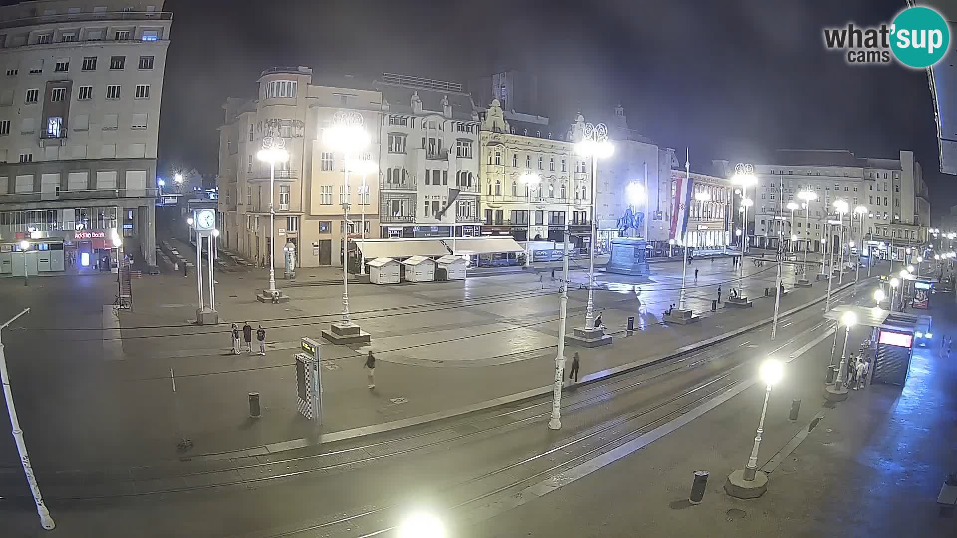 Live Cam Zagreb Ban Jelačić place | Croatie