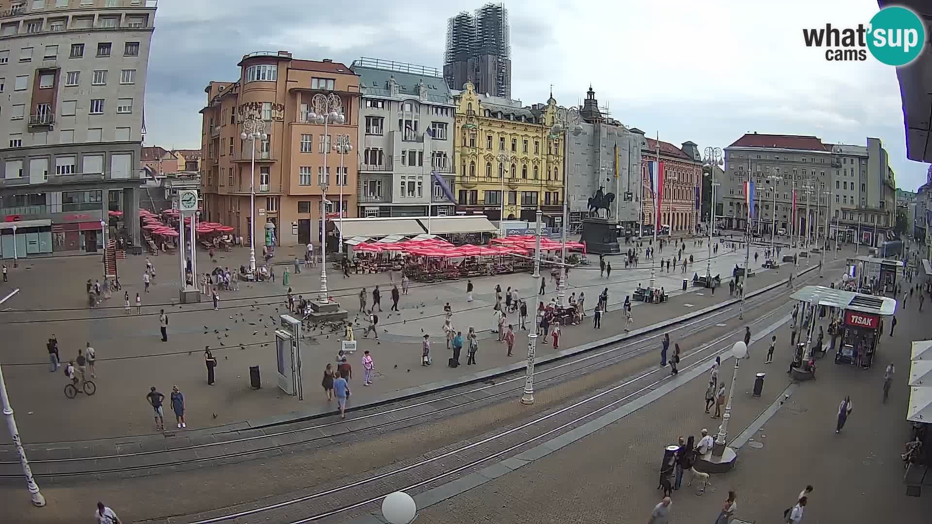 Live Cam Zagreb Ban Jelačić place | Croatie