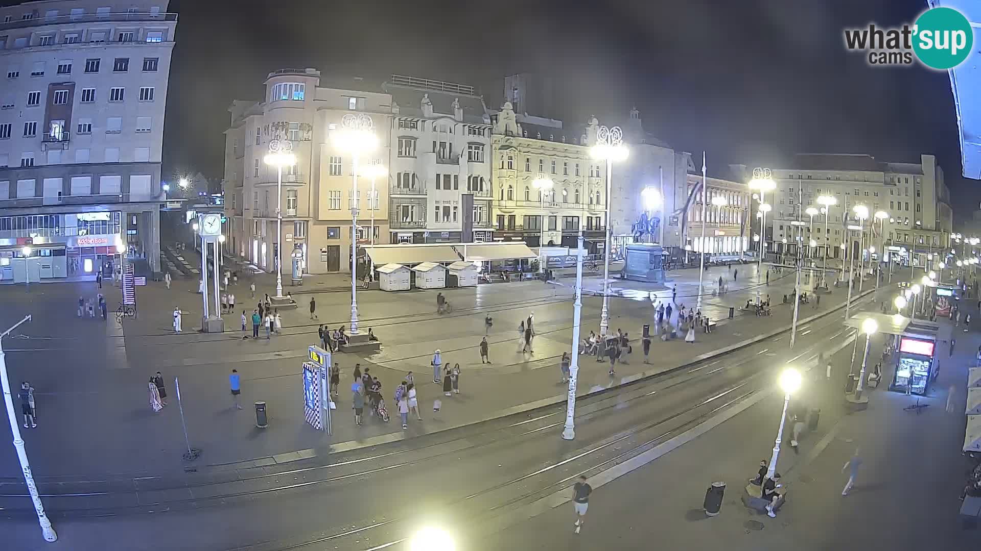Webcam Zagreb Bana Jelačića square | Croatia