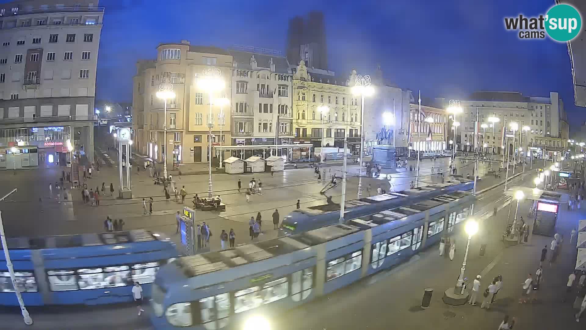 Live Cam Zagreb Ban Jelačić place | Croatie