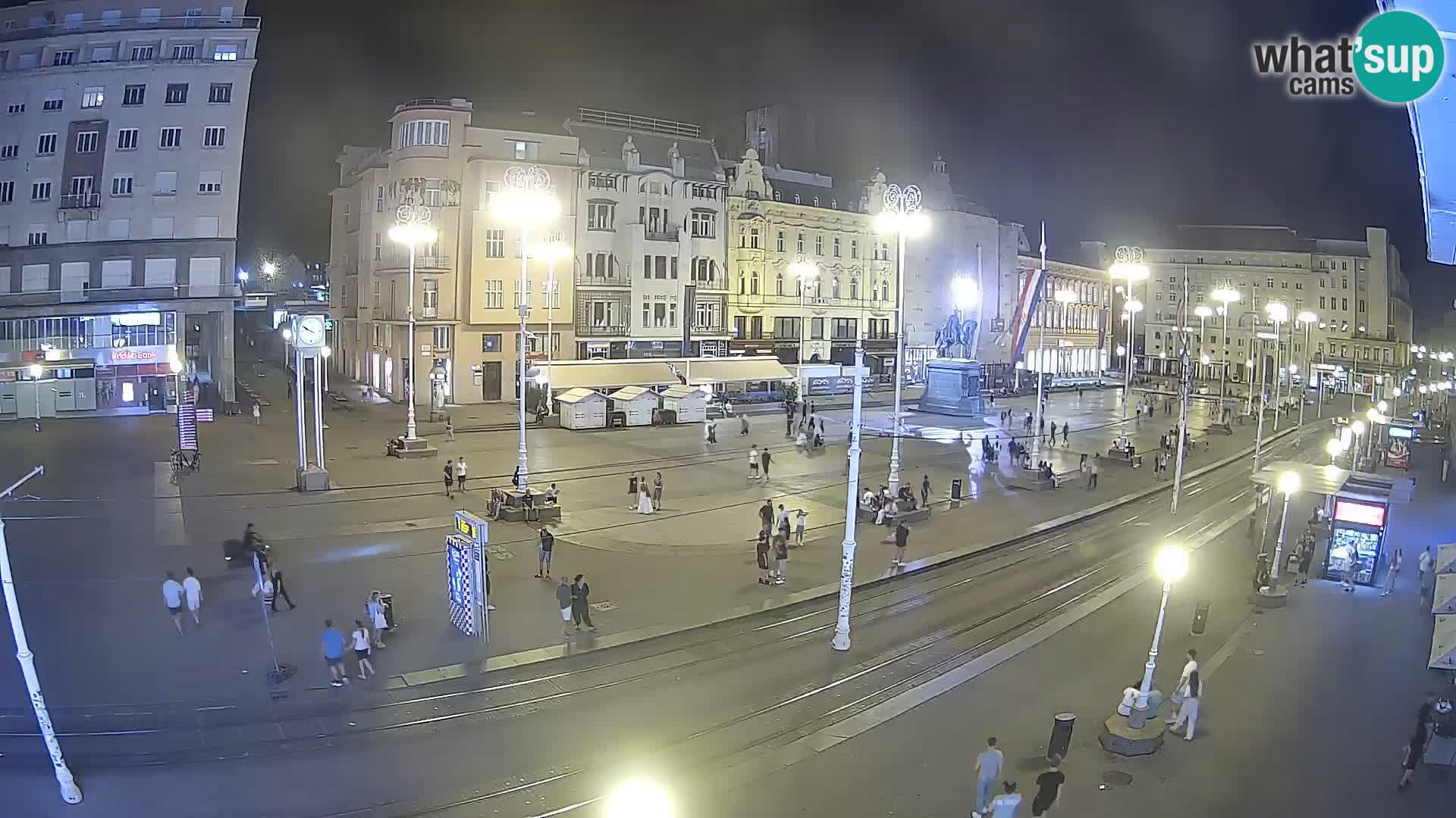 Webcam Zagreb Bana Jelačića square | Croatia
