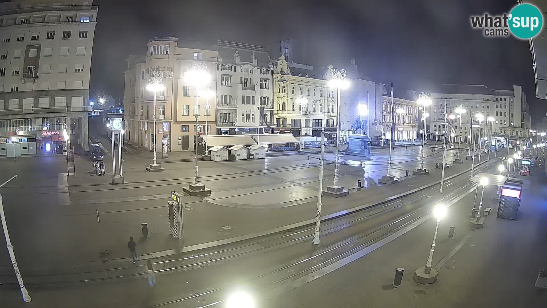 Live Cam Zagreb Ban Jelačić place | Croatie