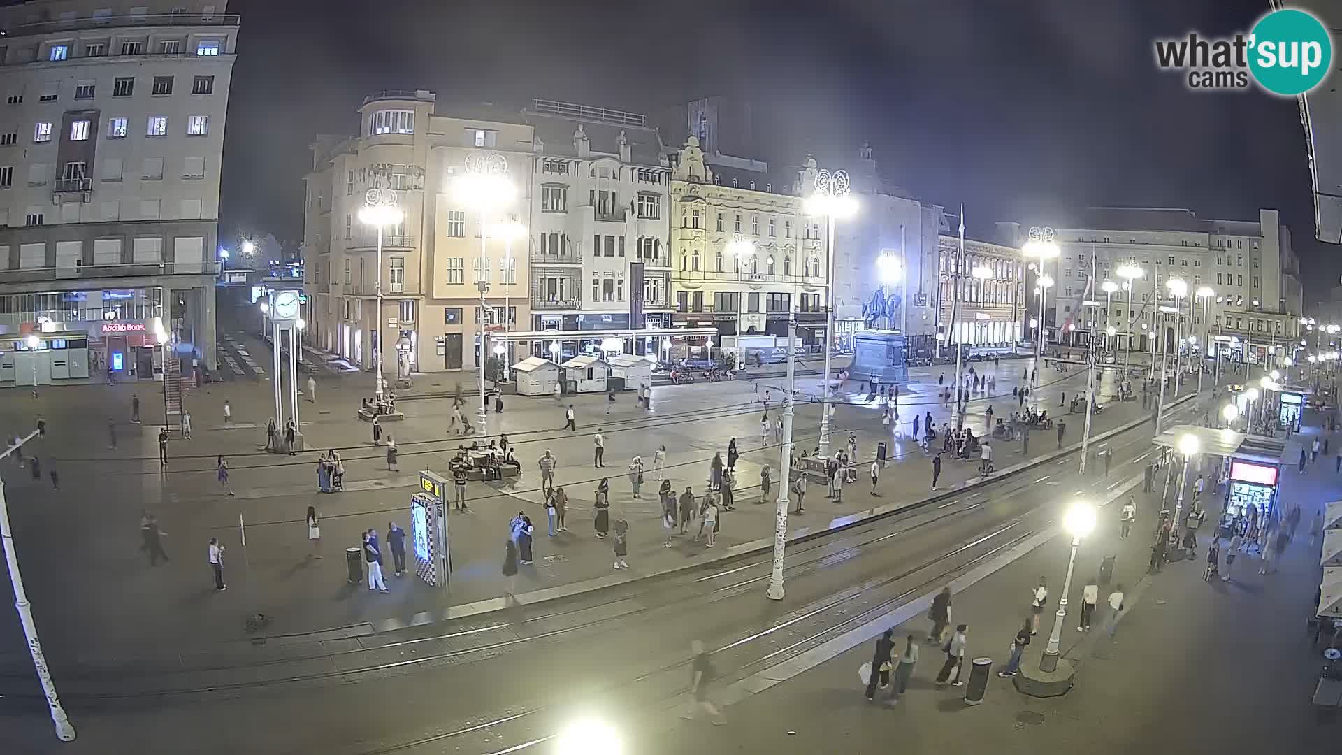 Zagreb webcam Ban Jelacica Platz | Kroatien