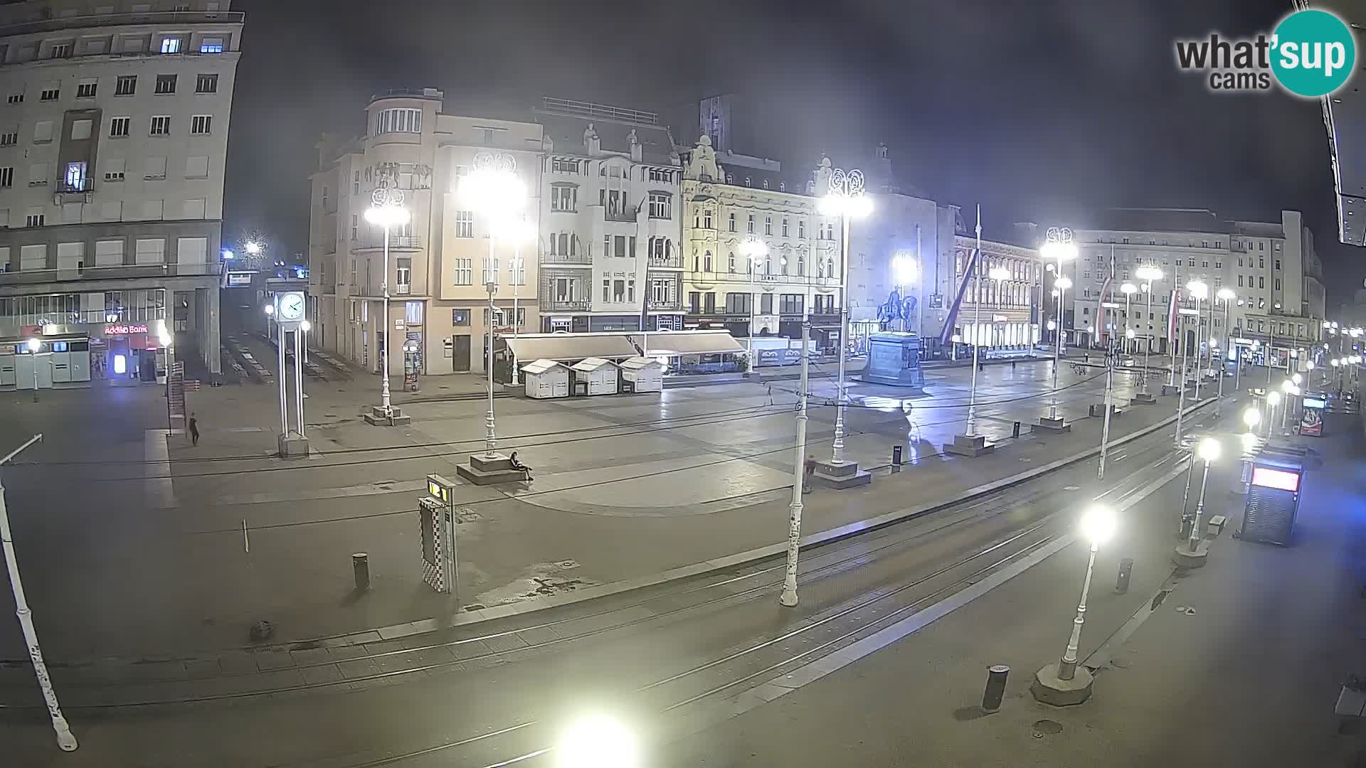 Zagreb webcam Ban Jelacica Platz | Kroatien