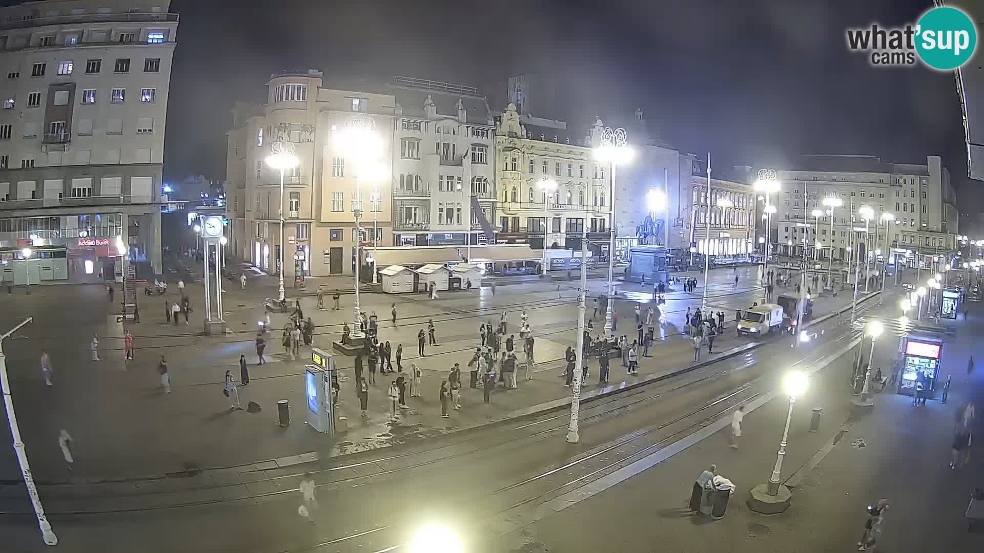 Zagreb webcam Ban Jelacica Platz | Kroatien