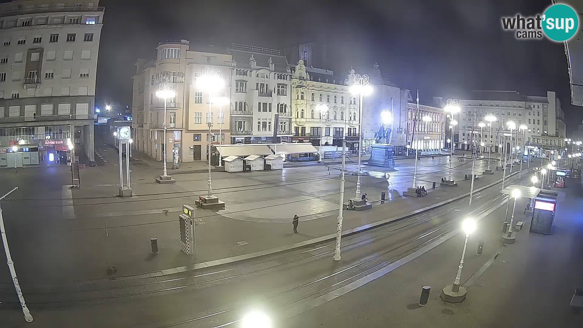 Live Cam Zagreb Ban Jelačić place | Croatie