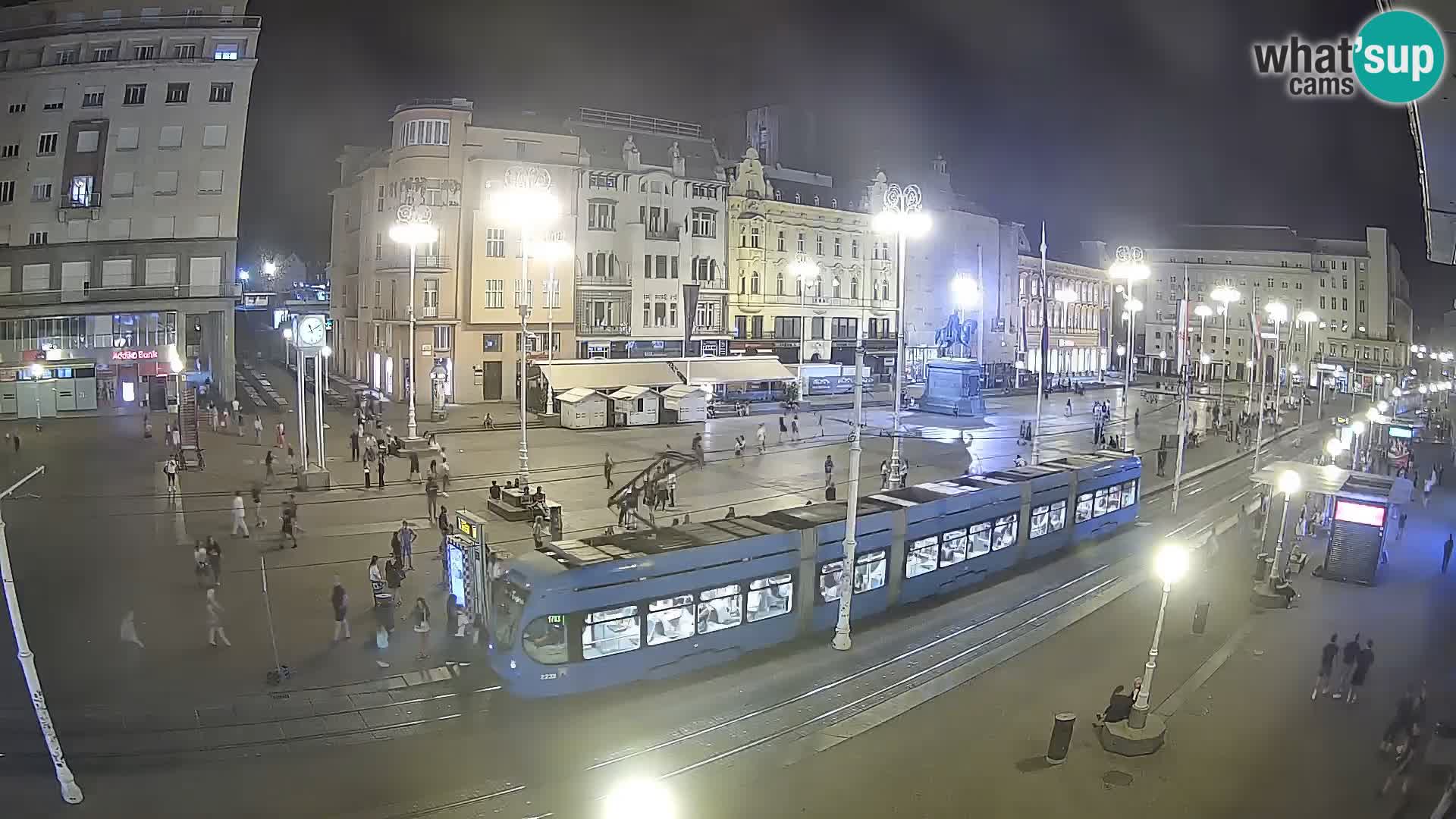 Zagreb webcam Ban Jelacica Platz | Kroatien