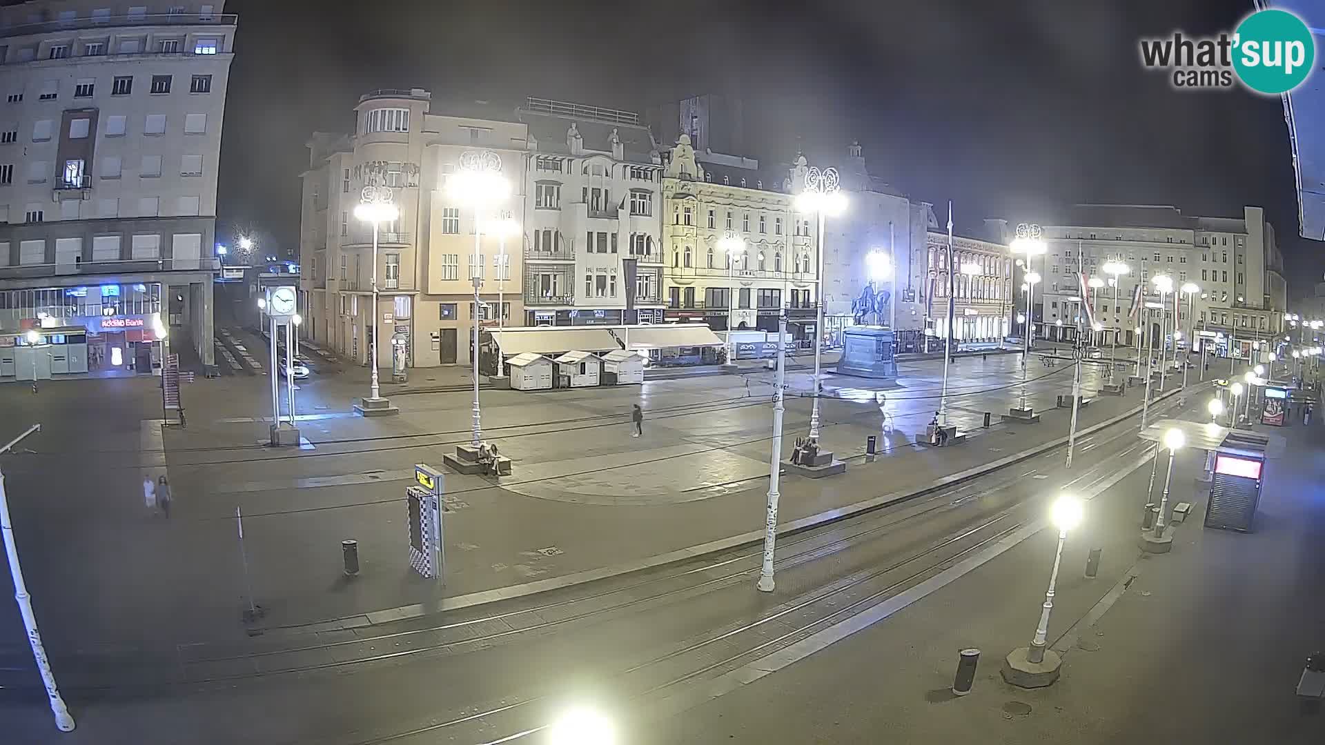 Webcam Zagabria Ban Jelacic piazza | Croazia
