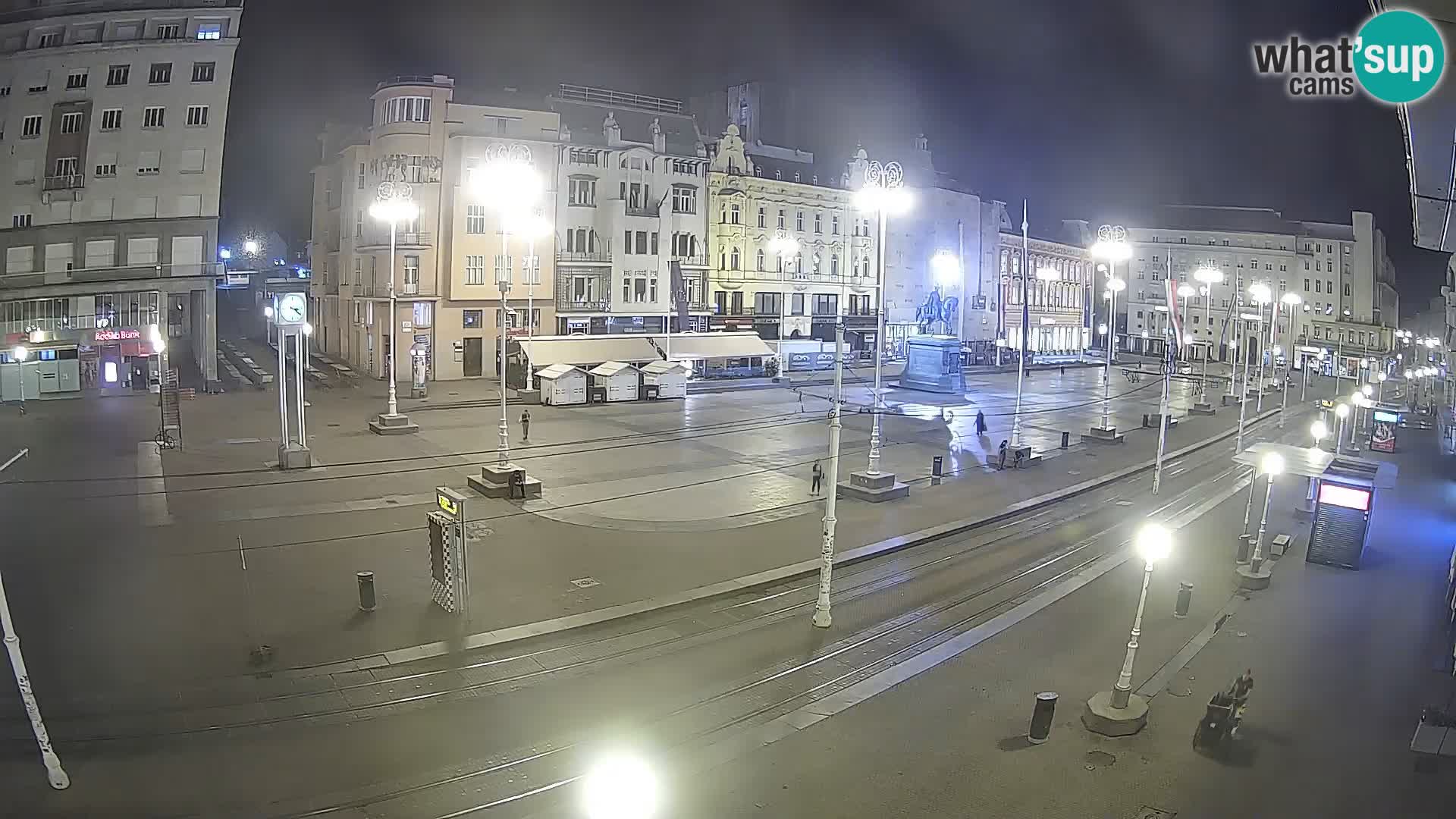 Webcam Zagreb Bana Jelačića square | Croatia