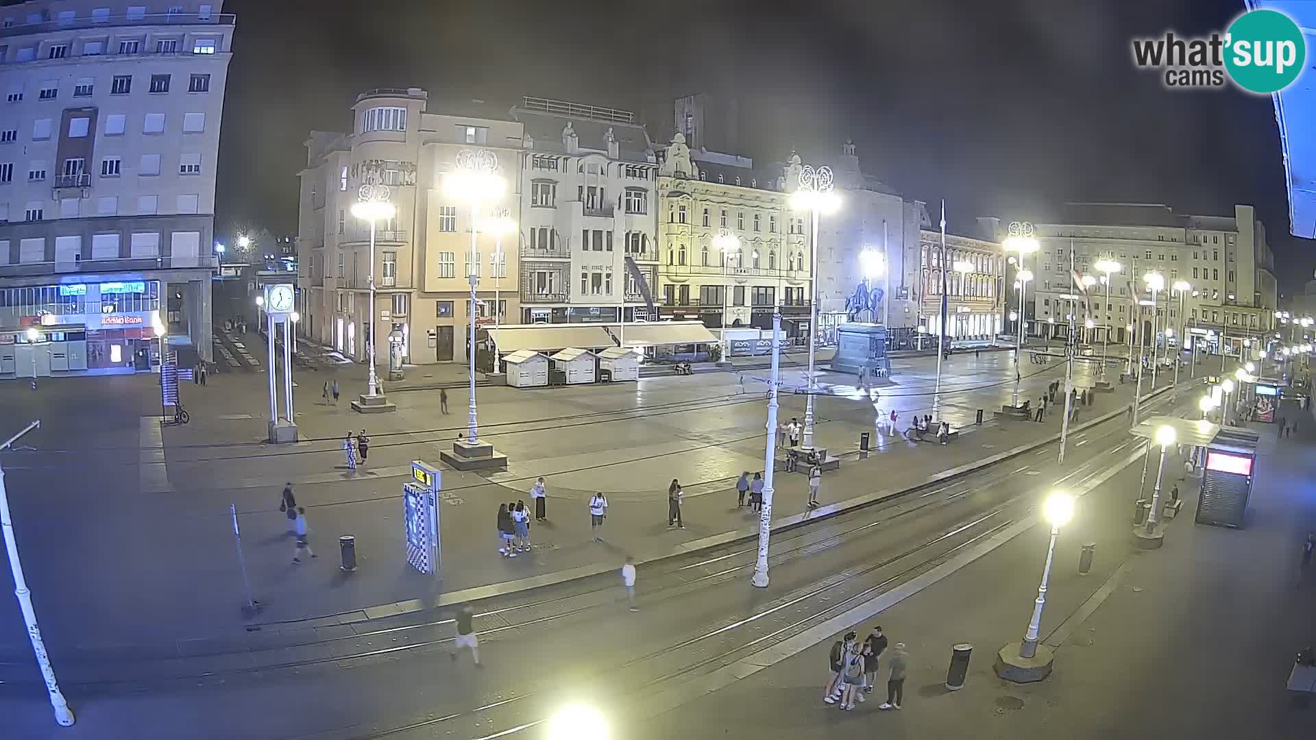 Zagreb webcam Ban Jelacica Platz | Kroatien
