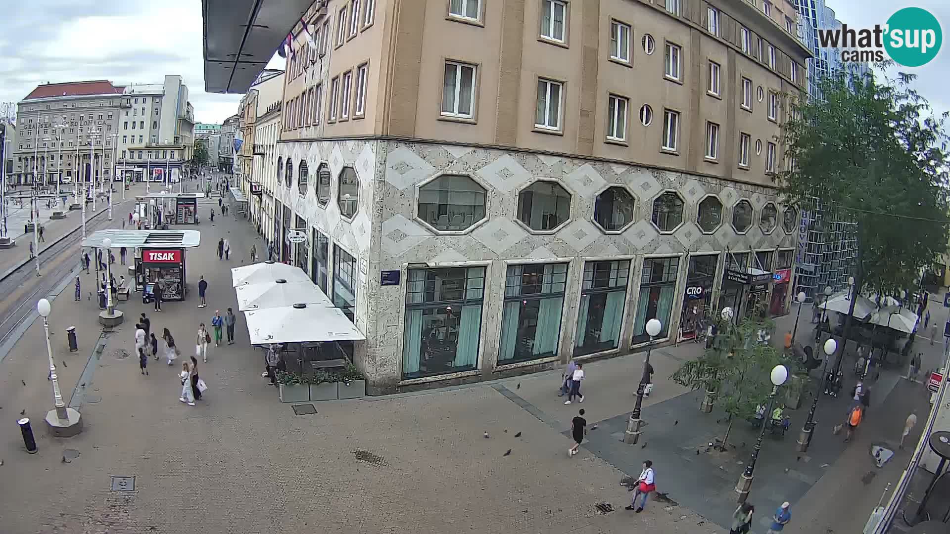 Live Cam Zagreb Ban Jelačić place | Croatie