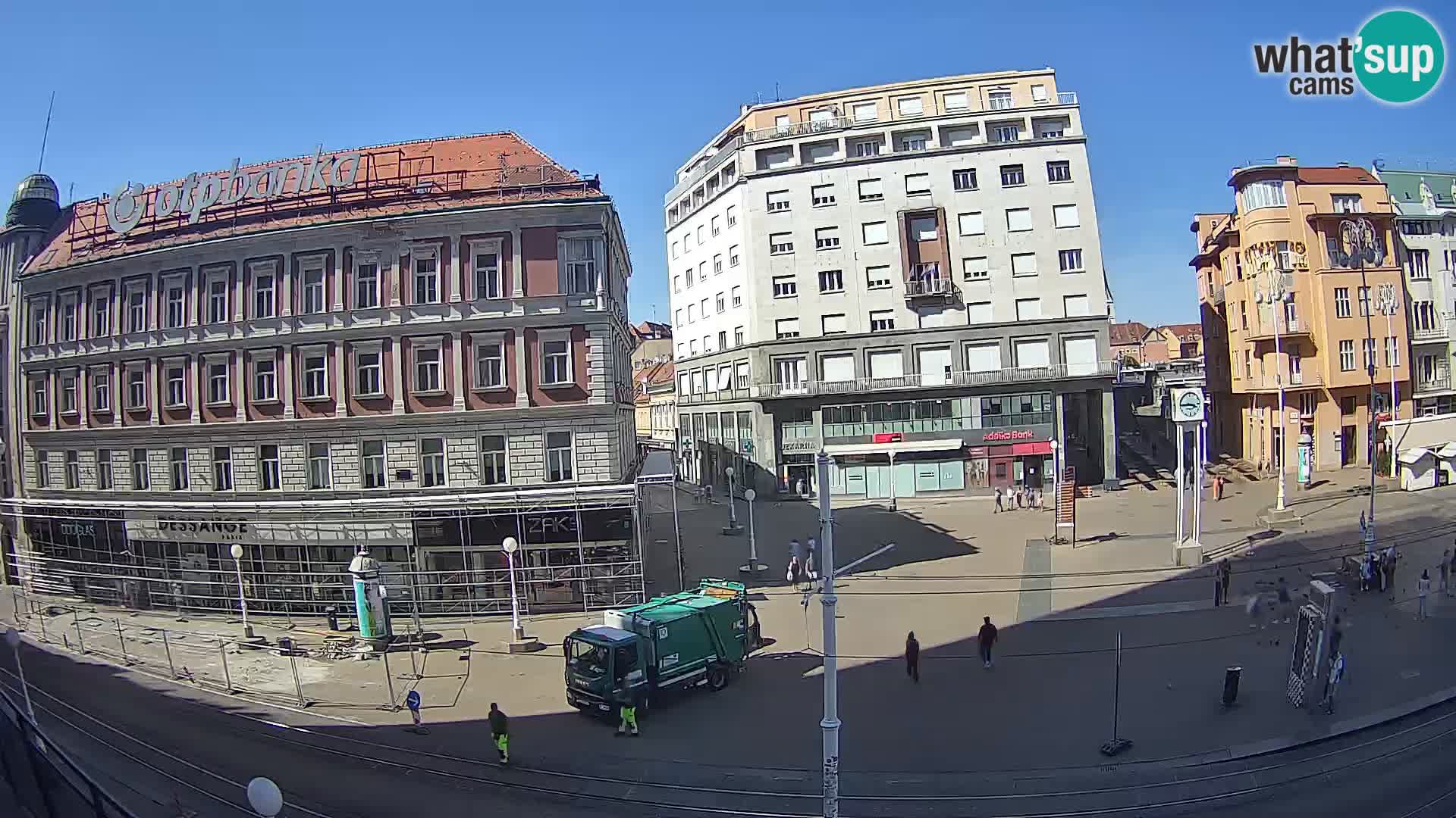 Zagreb live cam Bana Jelačića