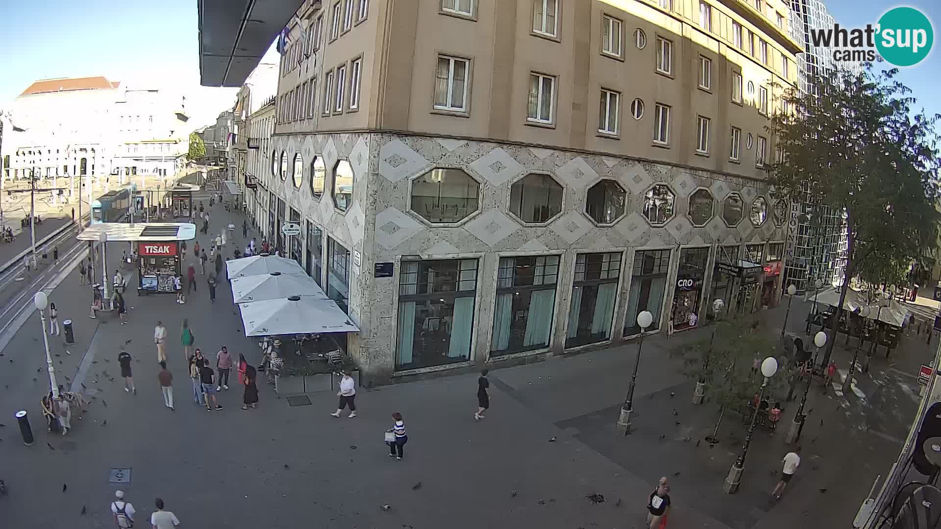 Live Cam Zagreb Ban Jelačić place | Croatie