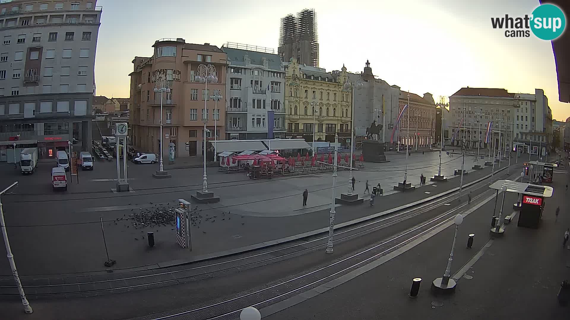 Spletna kamera Zagreb Ban Jelačić