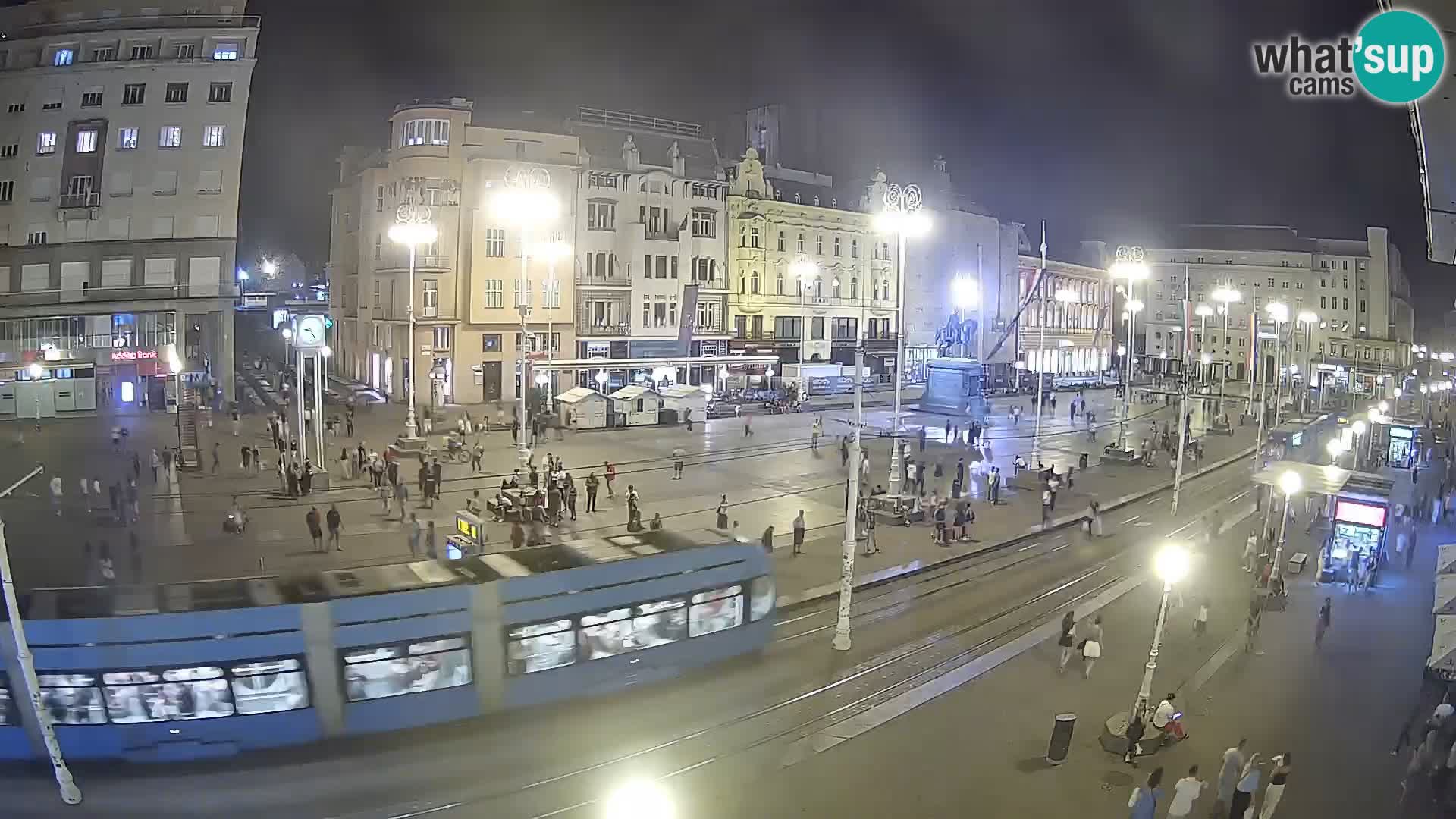Webcam Zagabria Ban Jelacic piazza | Croazia