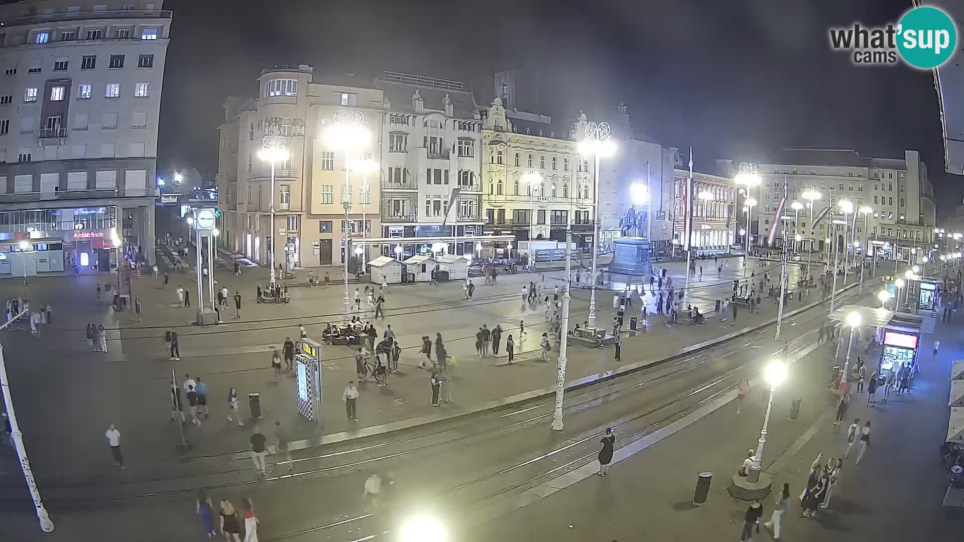 Live Cam Zagreb Ban Jelačić place | Croatie