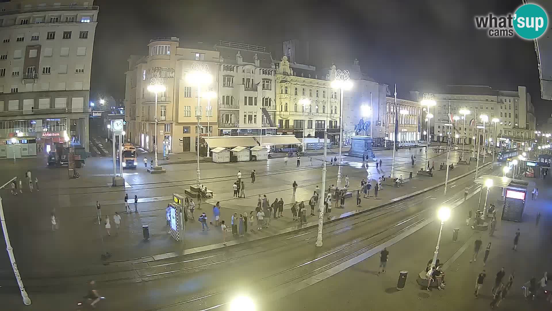Webcam Zagreb Bana Jelačića square | Croatia