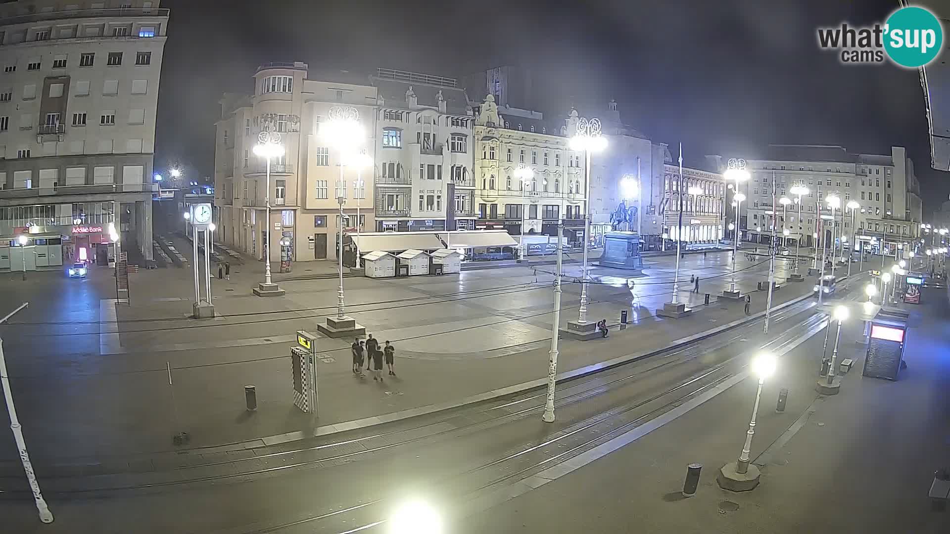 Zagreb webcam Ban Jelacica Platz | Kroatien