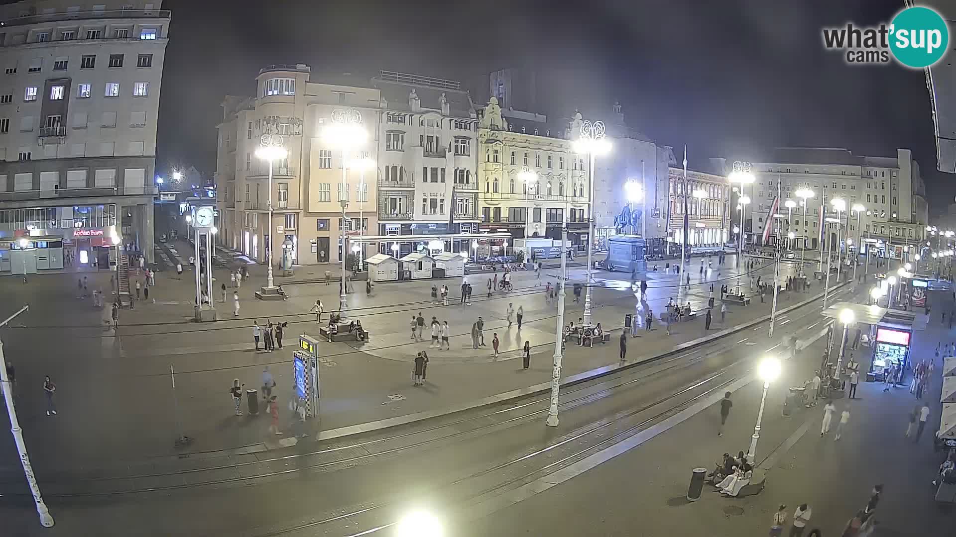 Live Cam Zagreb Ban Jelačić place | Croatie