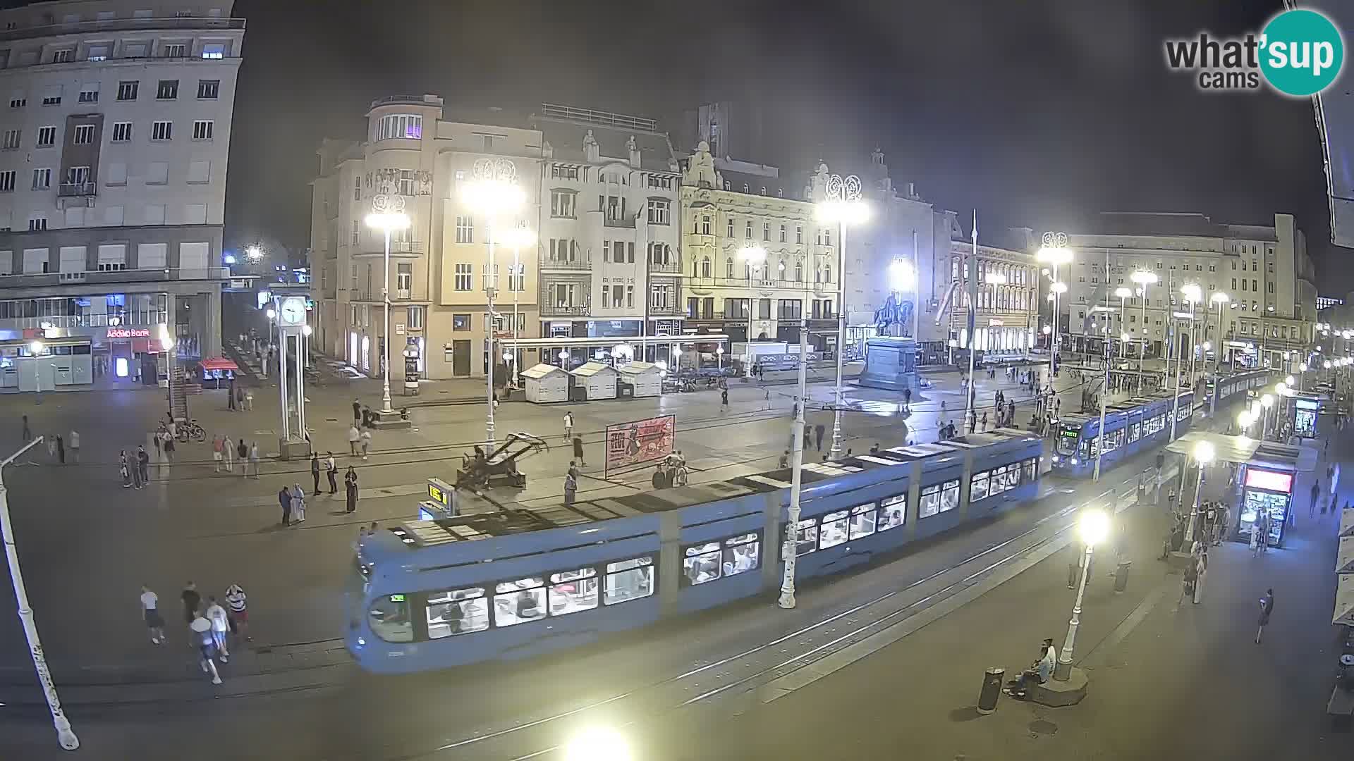 Live Cam Zagreb Ban Jelačić place | Croatie