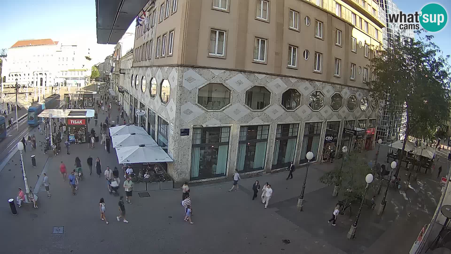 Spletna kamera Zagreb Ban Jelačić