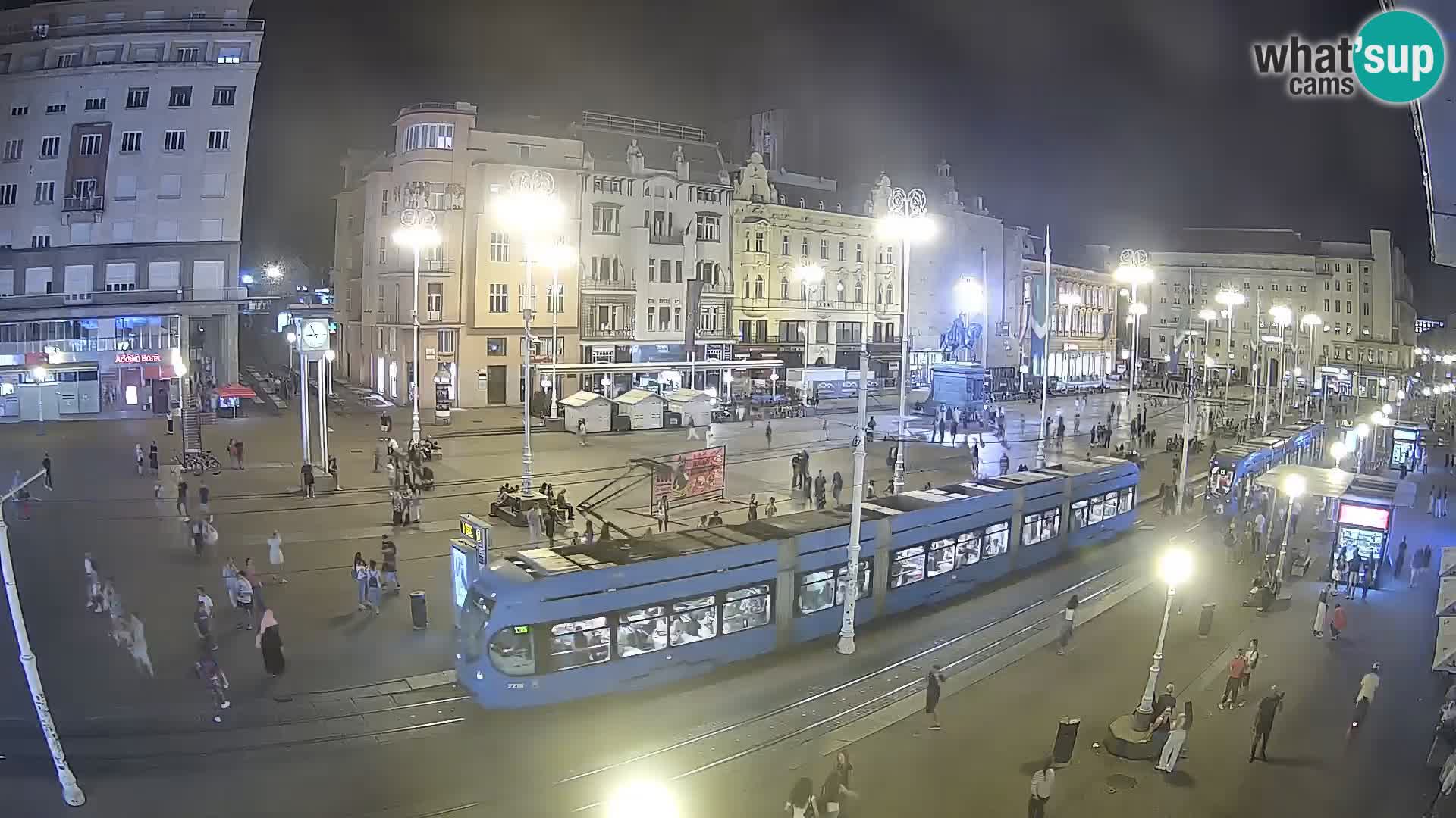 Webcam Zagabria Ban Jelacic piazza | Croazia