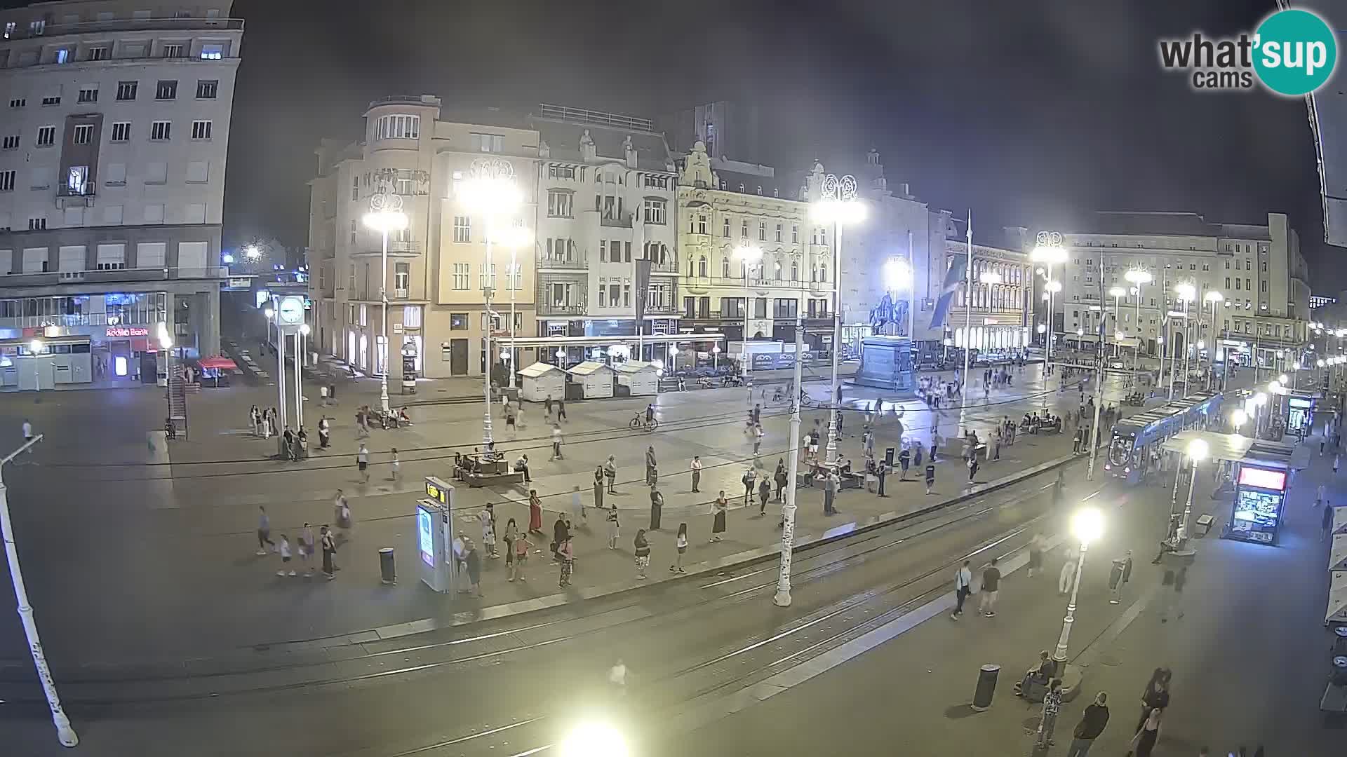Live Cam Zagreb Ban Jelačić place | Croatie