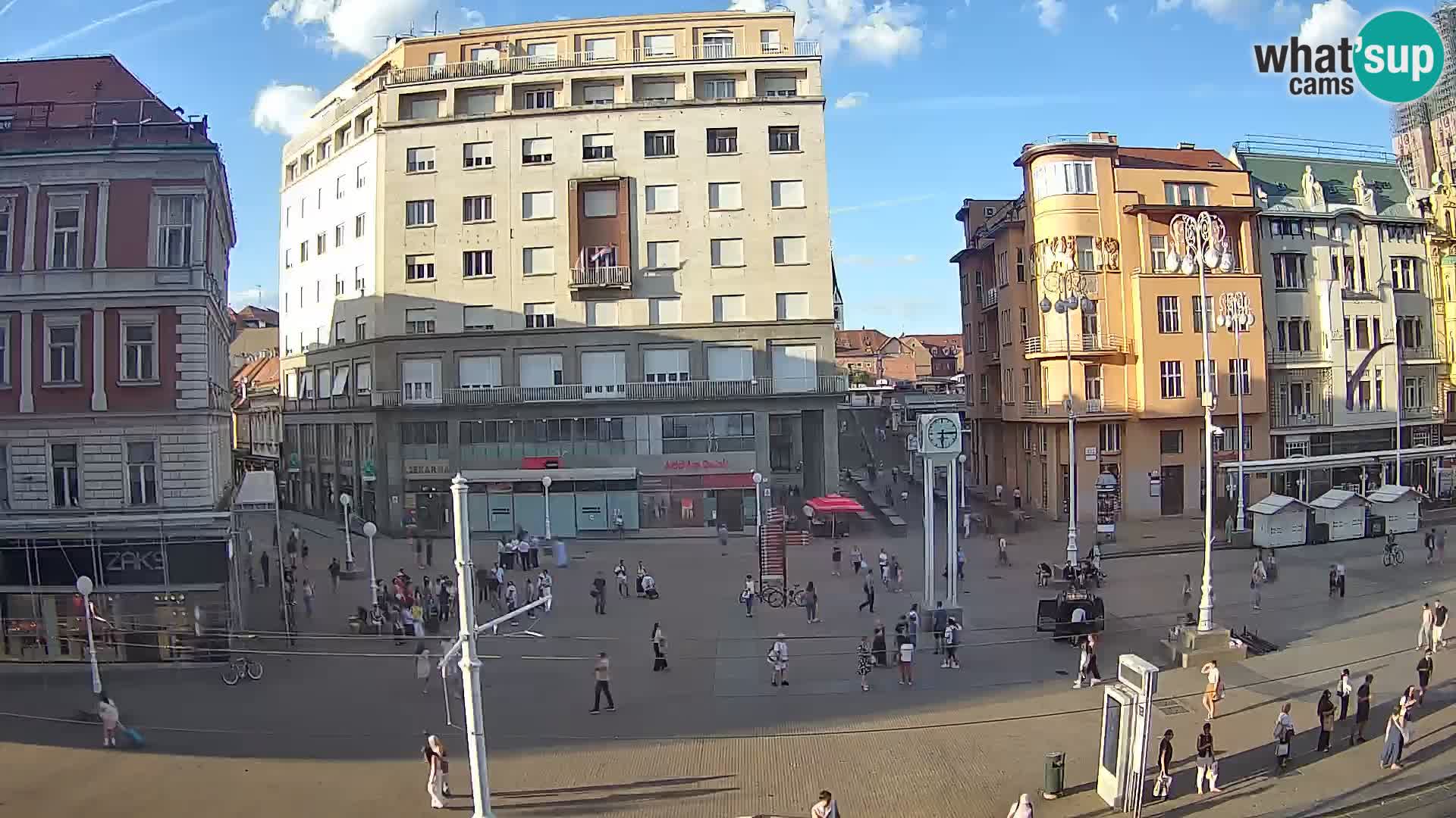 Webcam Zagabria Ban Jelacic piazza | Croazia