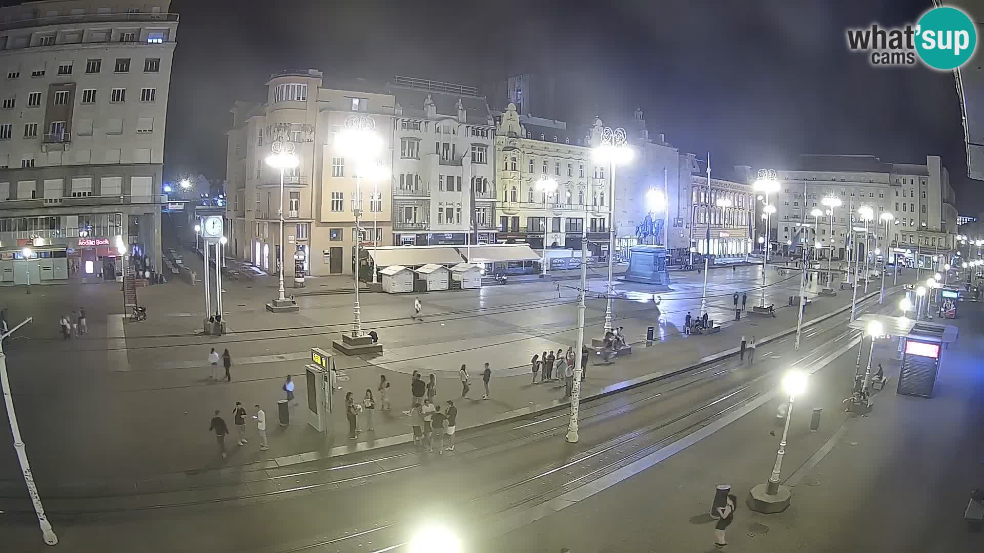 Live Cam Zagreb Ban Jelačić place | Croatie