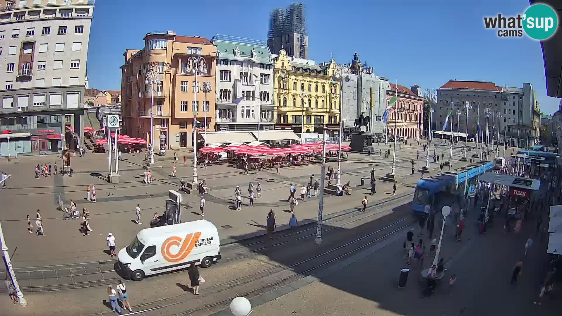 Zagreb live cam Bana Jelačića