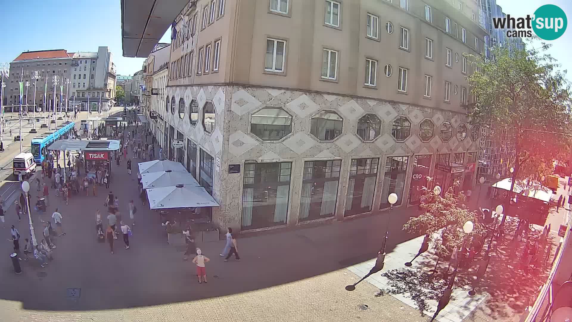 Live Cam Zagreb Ban Jelačić place | Croatie