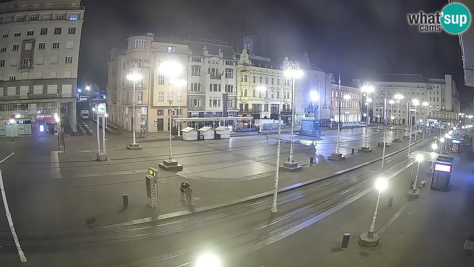 Webcam Zagreb Bana Jelačića square | Croatia