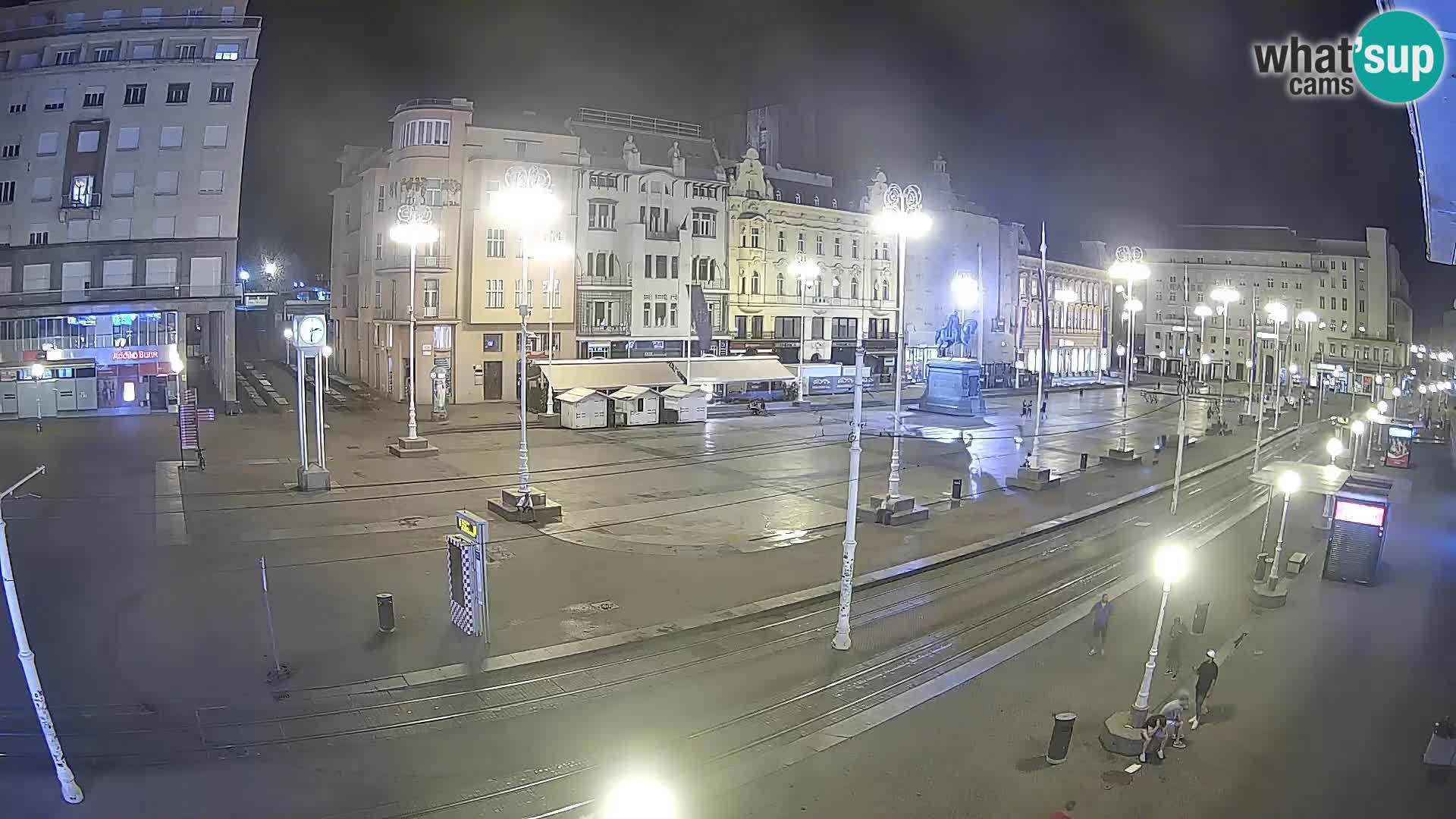 Live Cam Zagreb Ban Jelačić place | Croatie