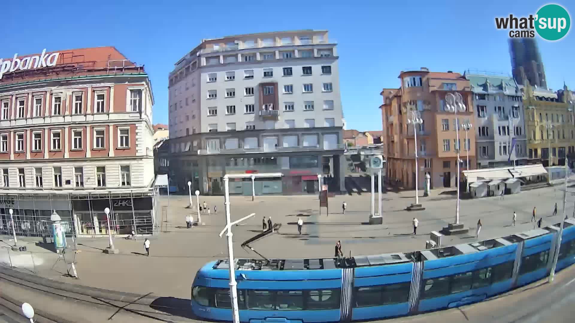 Live Cam Zagreb Ban Jelačić place | Croatie