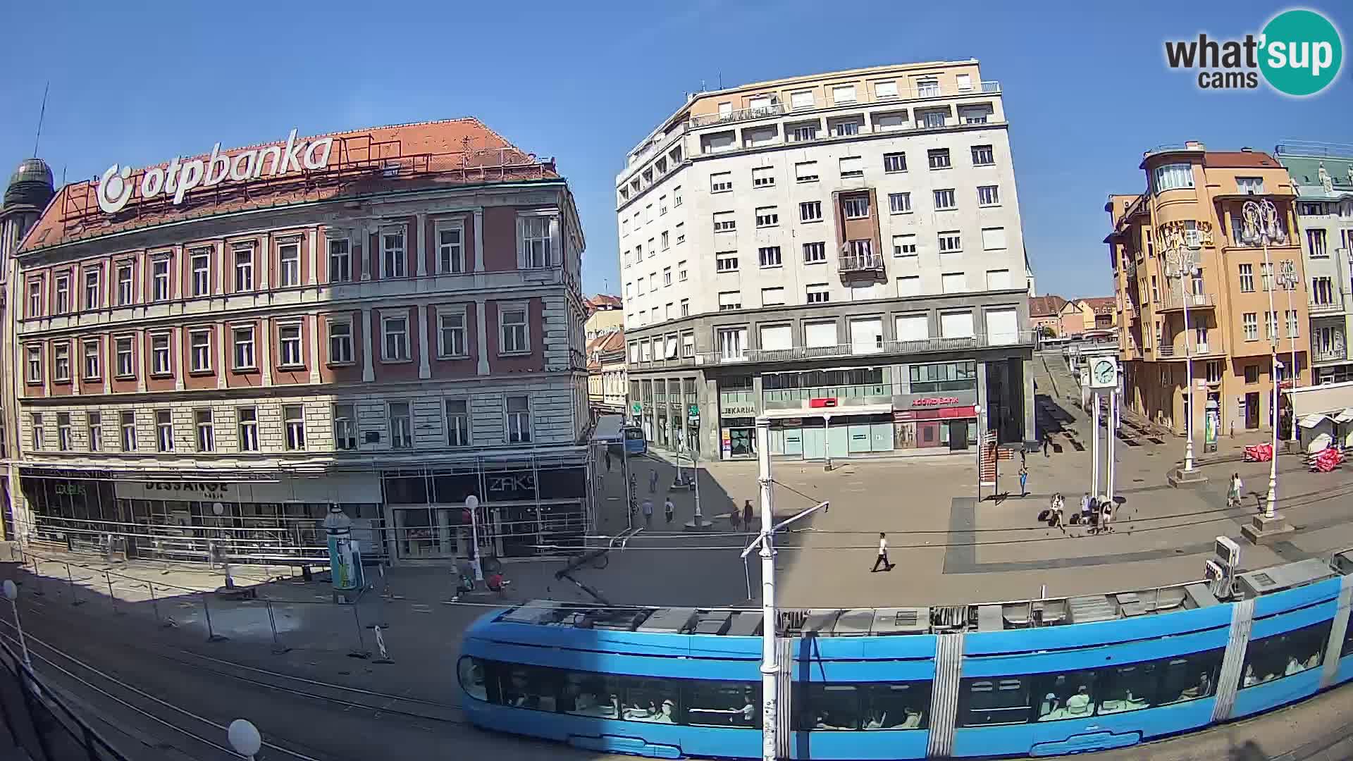 Live Cam Zagreb Ban Jelačić place | Croatie