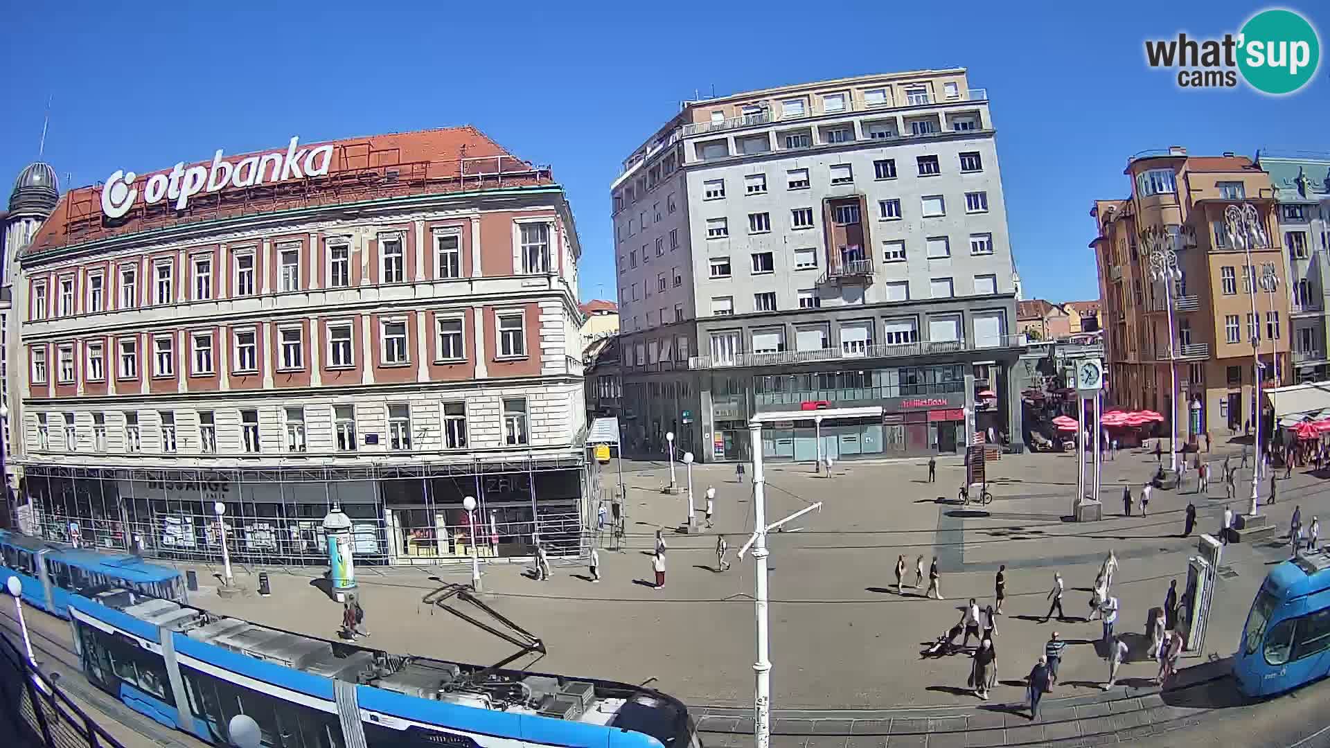 Spletna kamera Zagreb Ban Jelačić