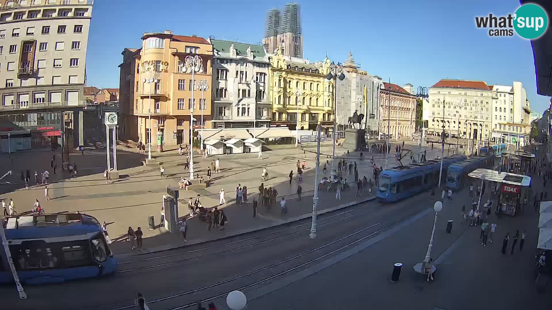 Zagreb live cam Bana Jelačića