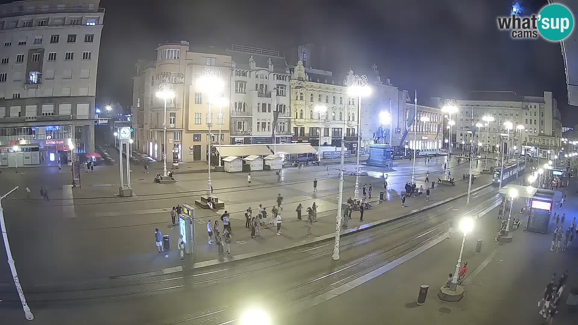 Webcam Zagabria Ban Jelacic piazza | Croazia
