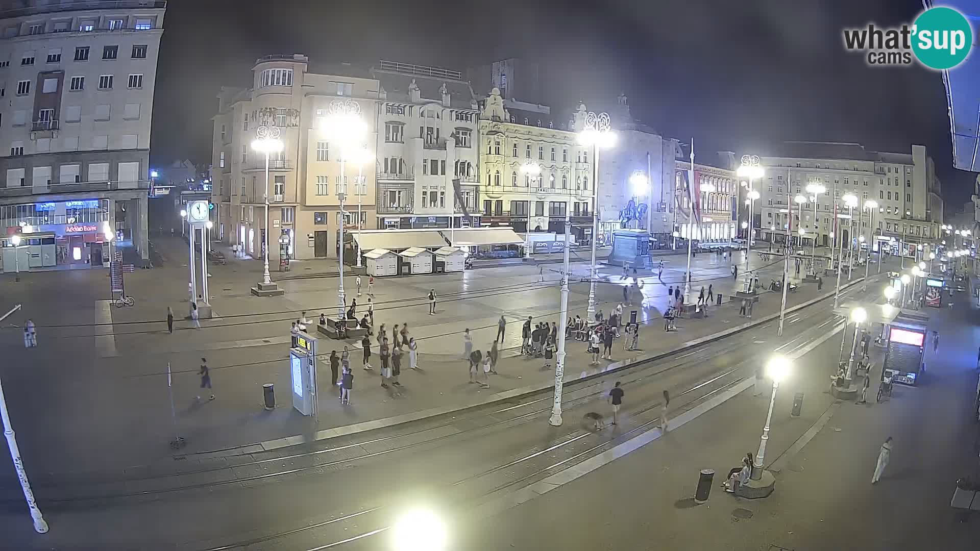 Webcam Zagreb Bana Jelačića square | Croatia