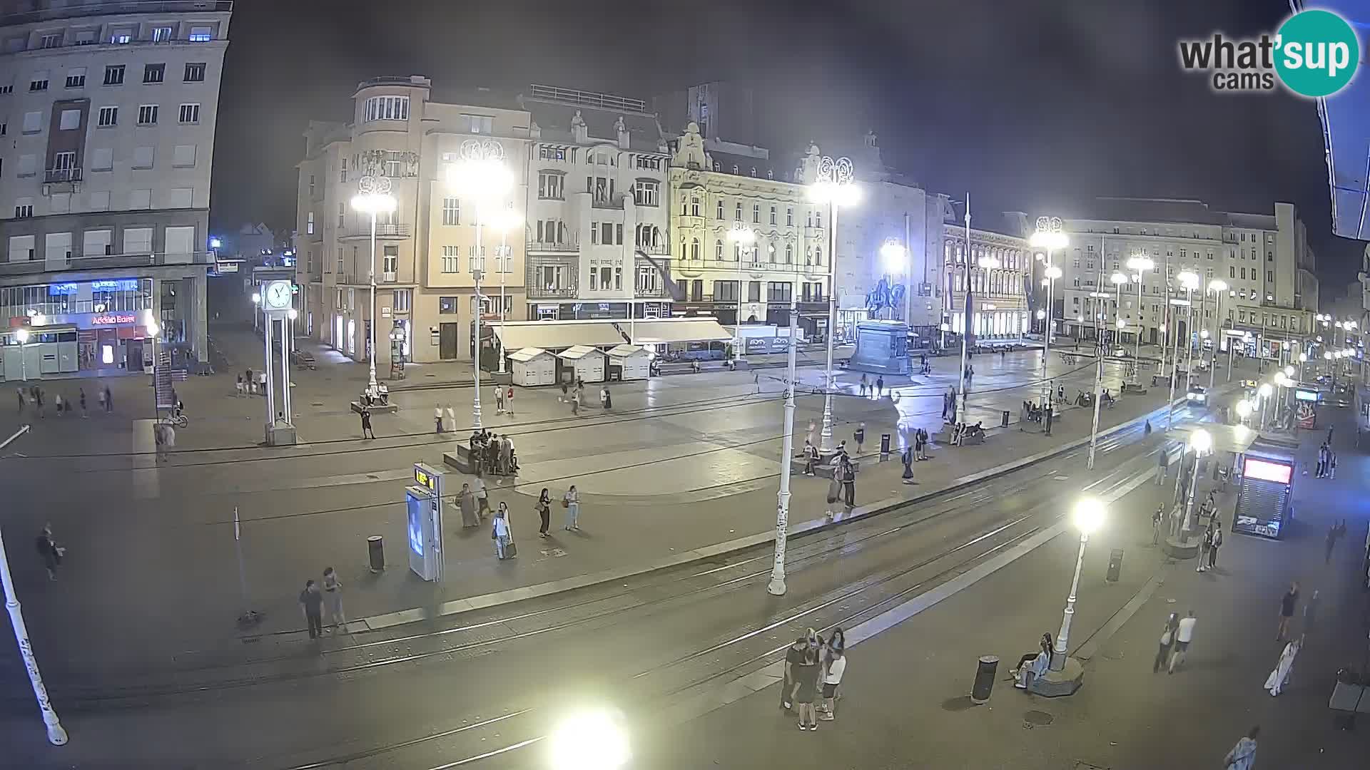 Webcam Zagreb Bana Jelačića square | Croatia
