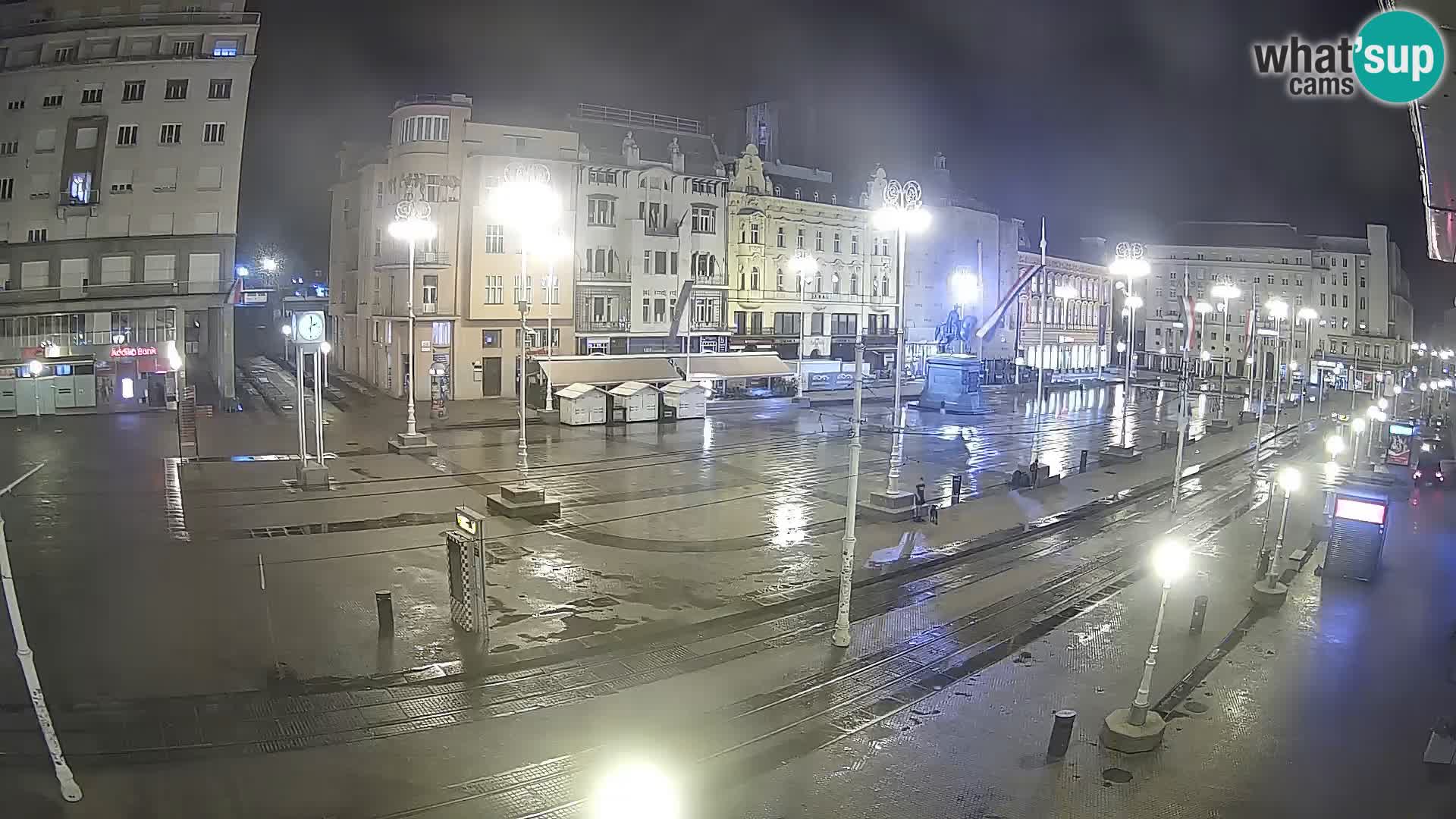Live Cam Zagreb Ban Jelačić place | Croatie