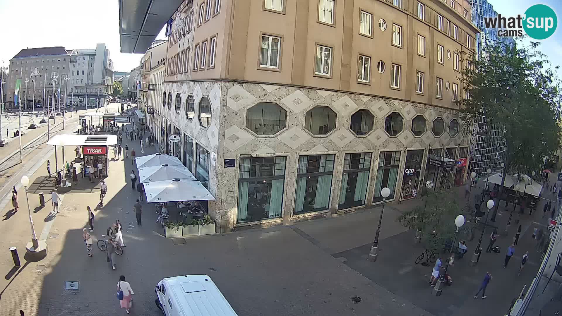 Webcam Zagabria Ban Jelacic piazza | Croazia