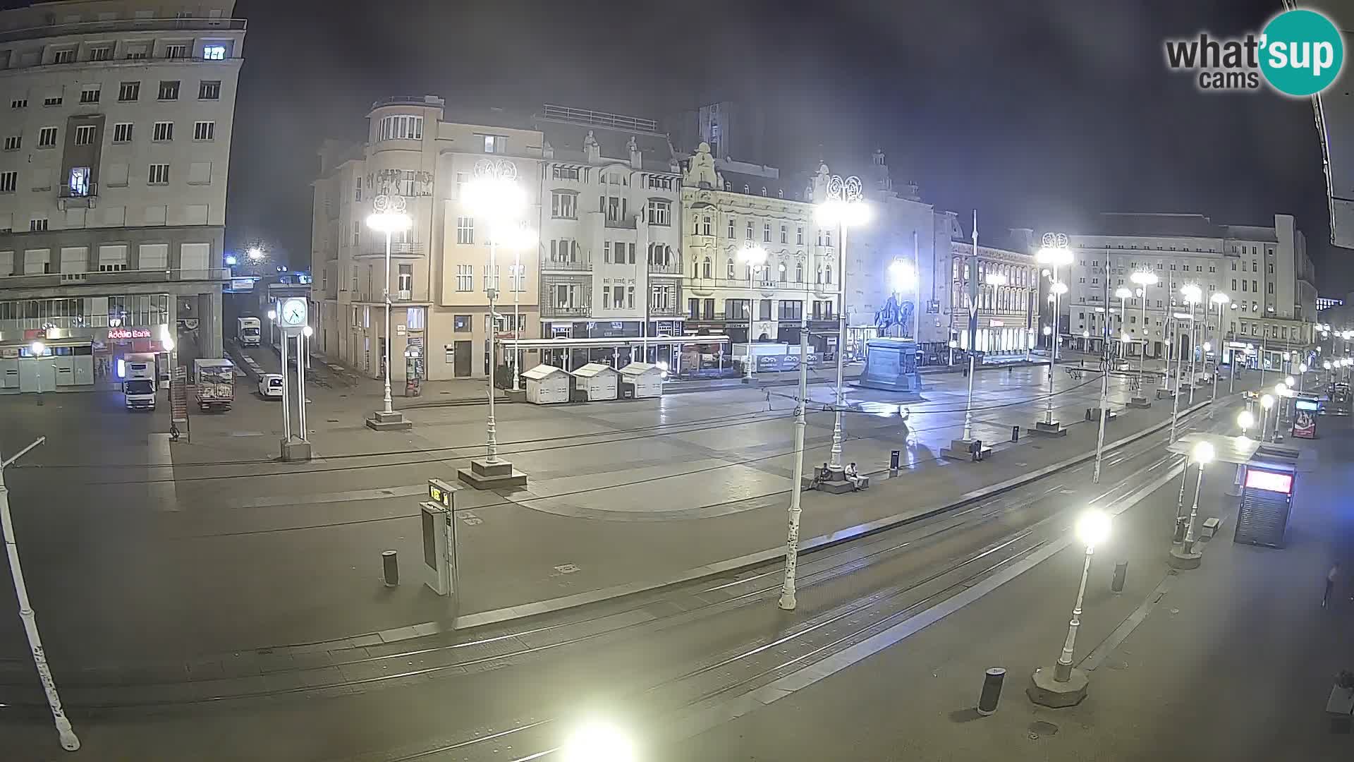 Live Cam Zagreb Ban Jelačić place | Croatie
