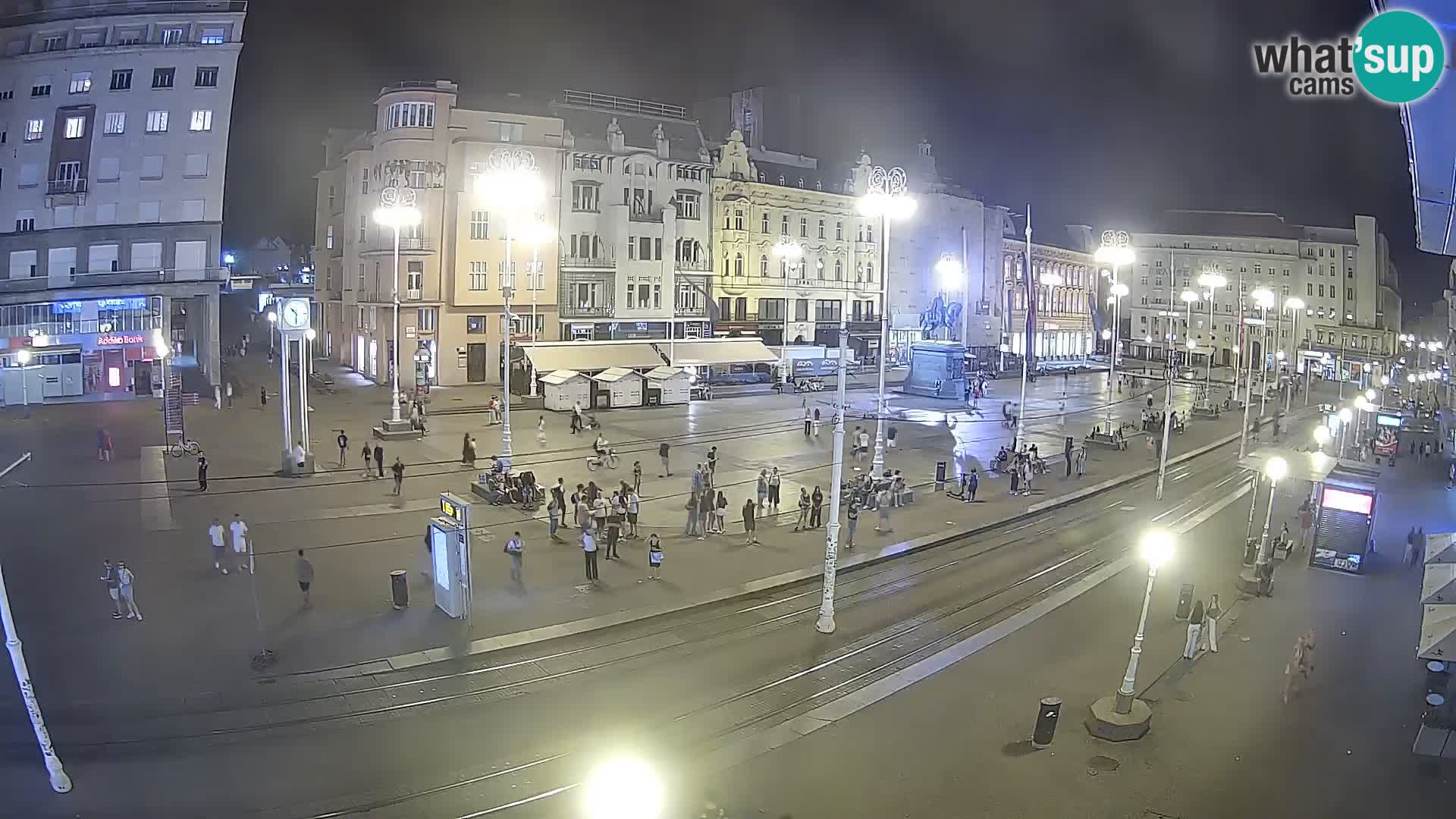 Webcam Zagreb Bana Jelačića square | Croatia