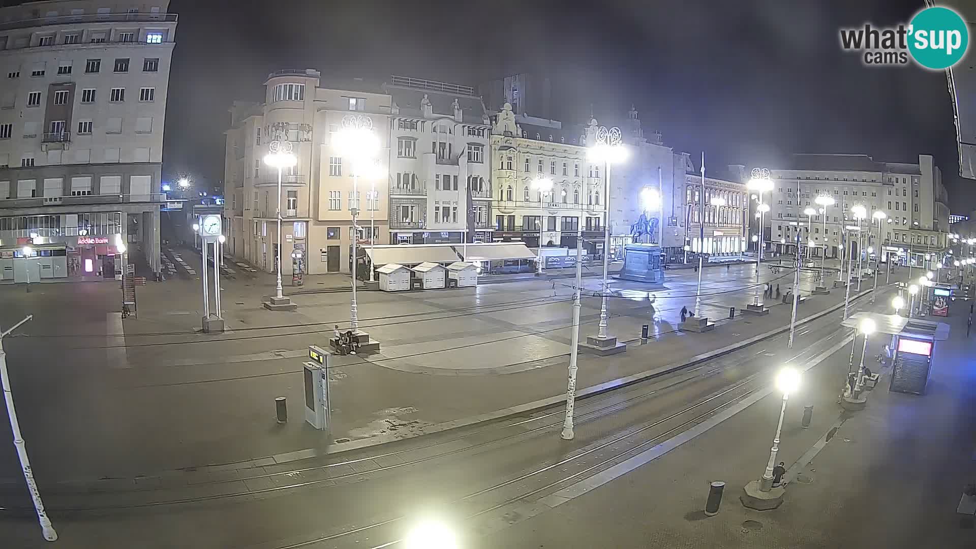 Zagreb webcam Ban Jelacica Platz | Kroatien
