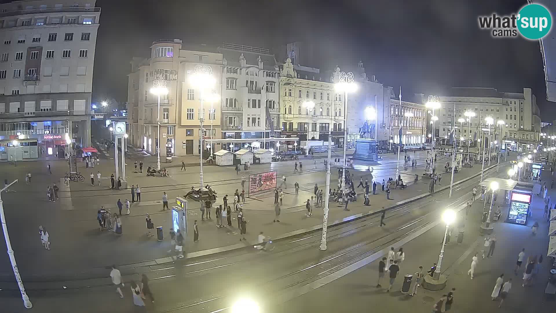 Webcam Zagreb Bana Jelačića square | Croatia