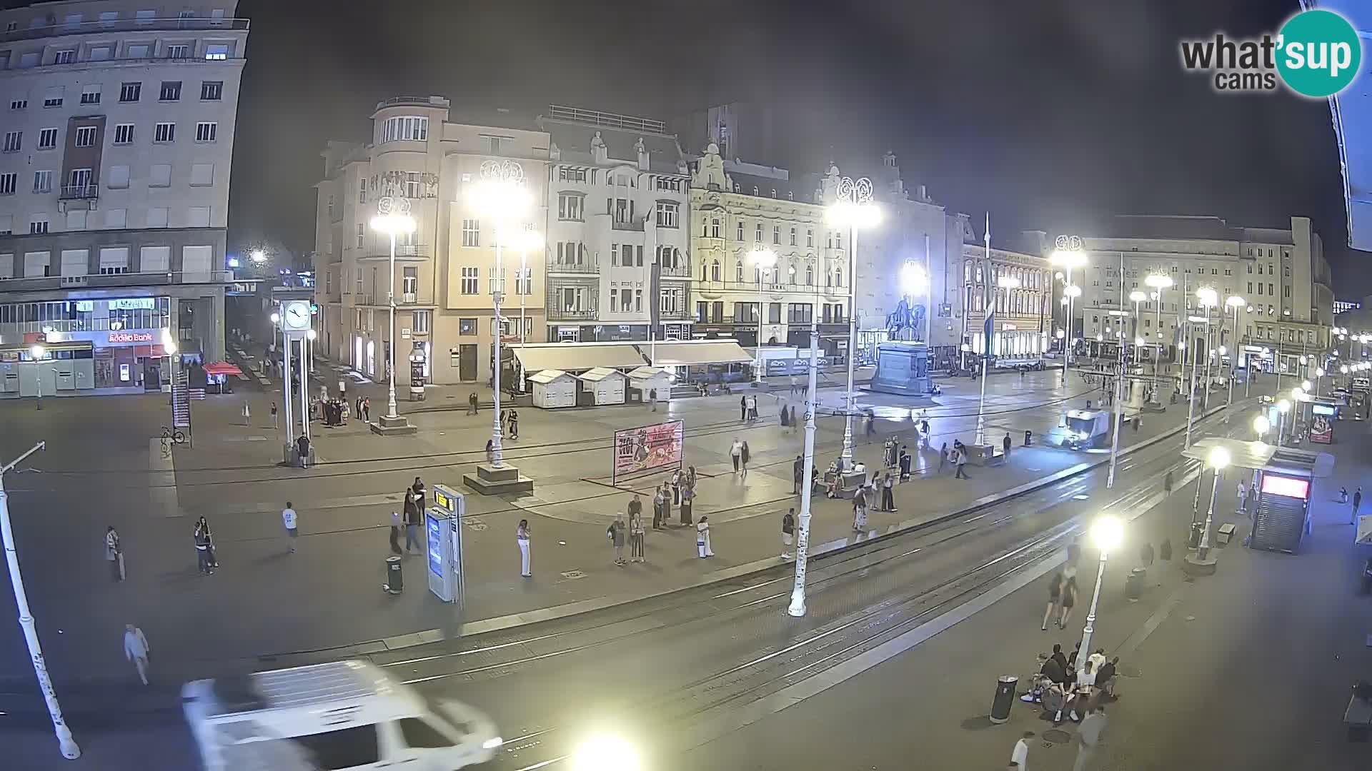Zagreb live cam Bana Jelačića