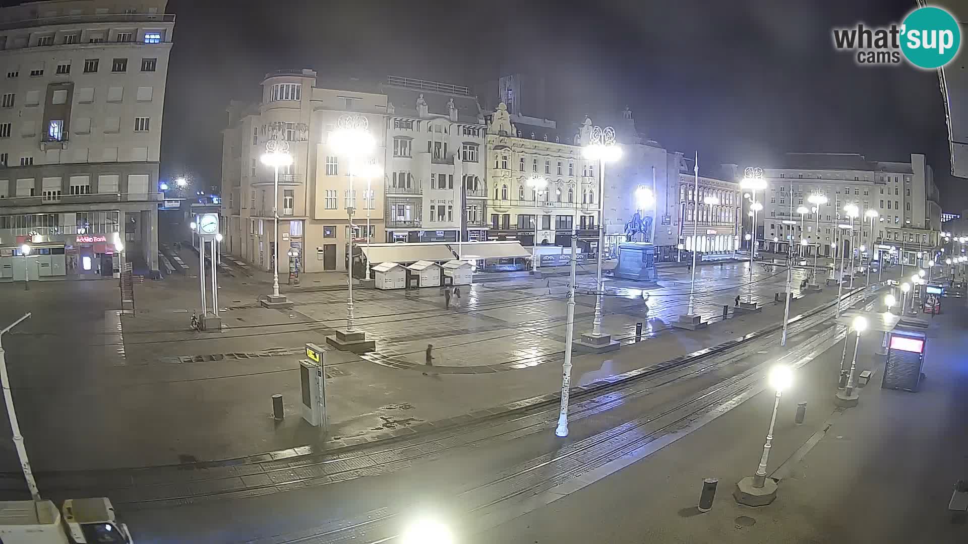 Webcam Zagabria Ban Jelacic piazza | Croazia