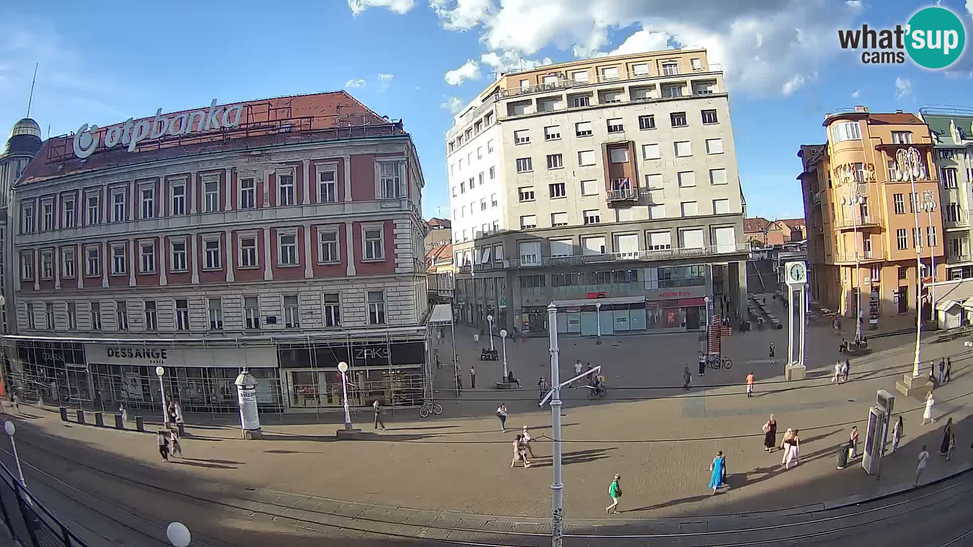 Spletna kamera Zagreb Ban Jelačić