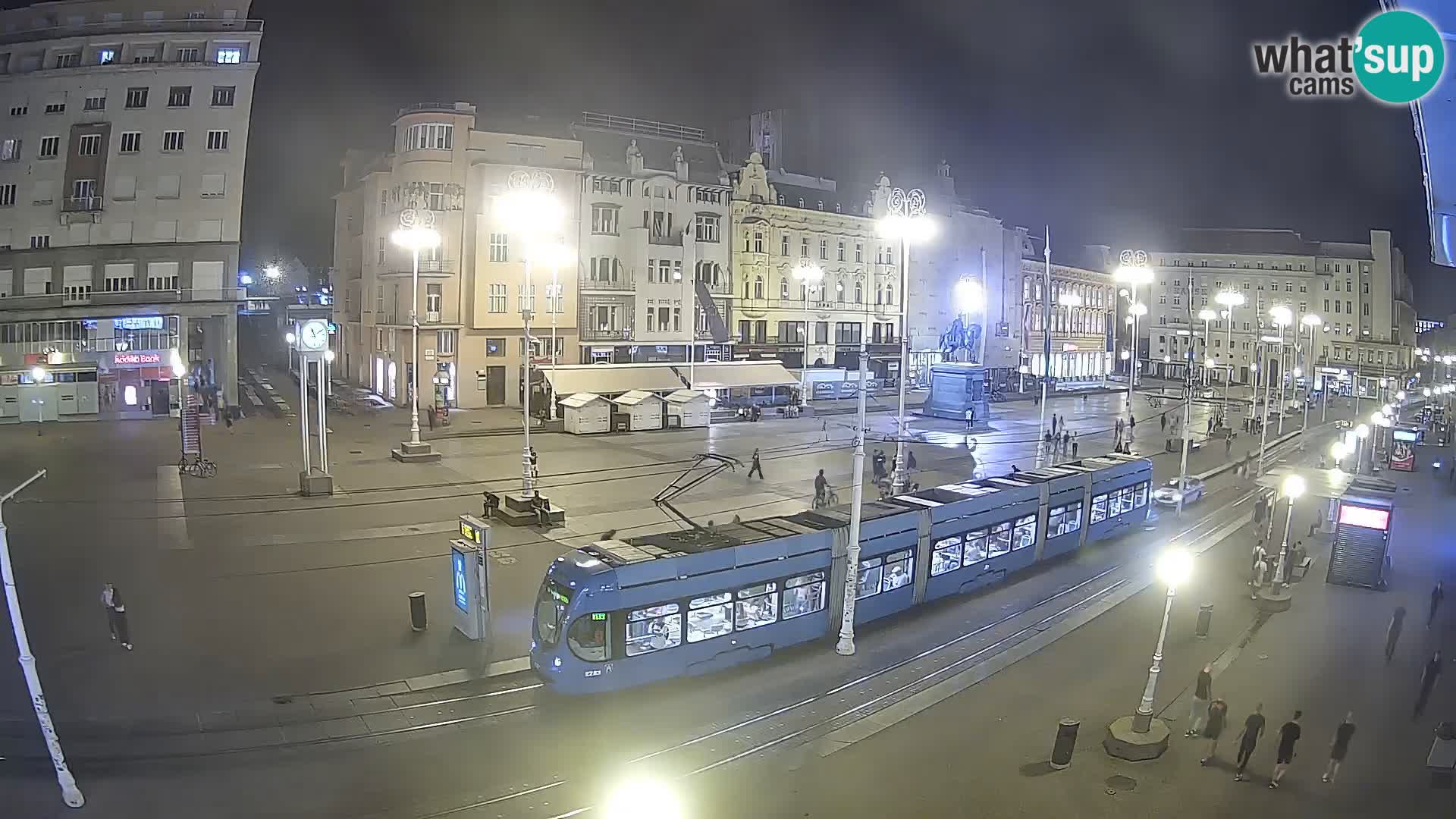 Live Cam Zagreb Ban Jelačić place | Croatie